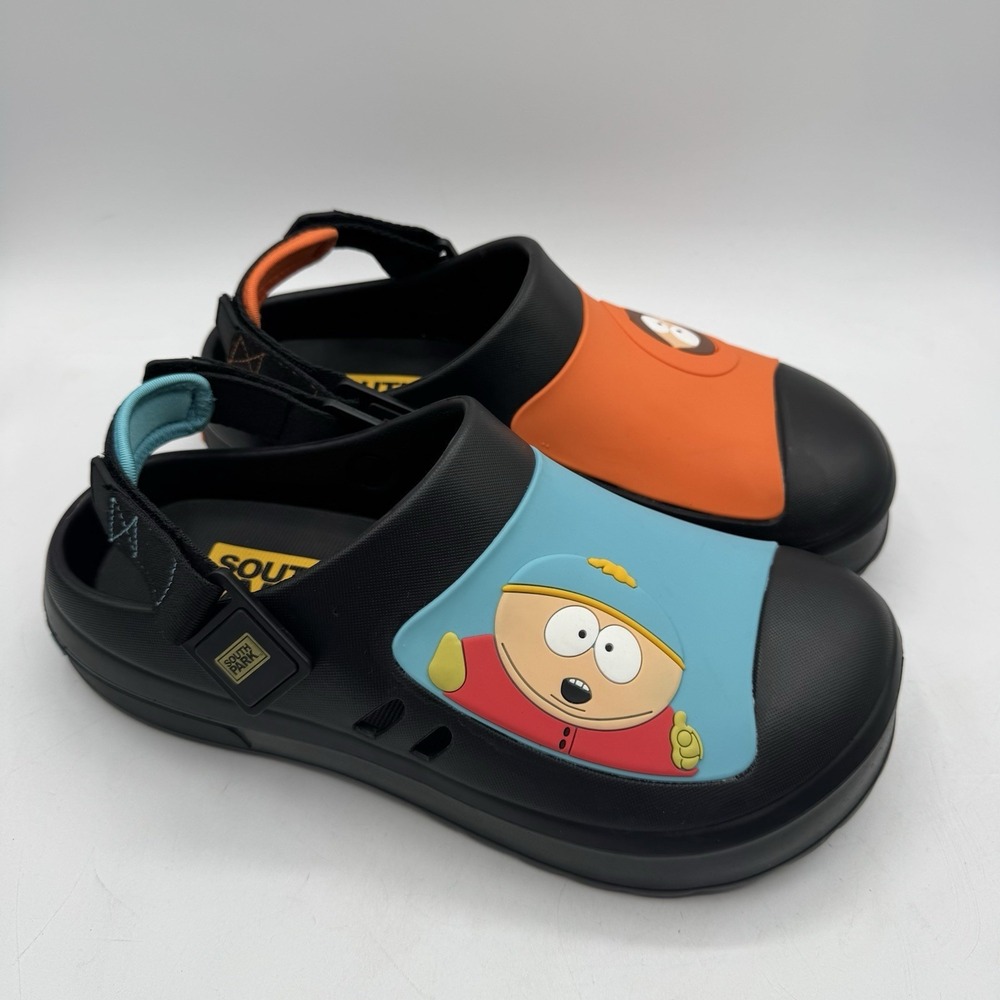 Ground Up South Park Cartman Kenny Clogs Mules Sandals Molded Sport Slide Sz 10